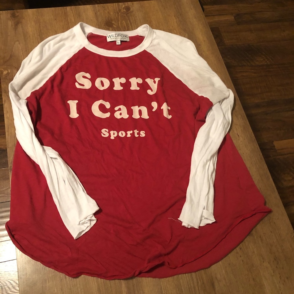 Wildfox baseball tee size m